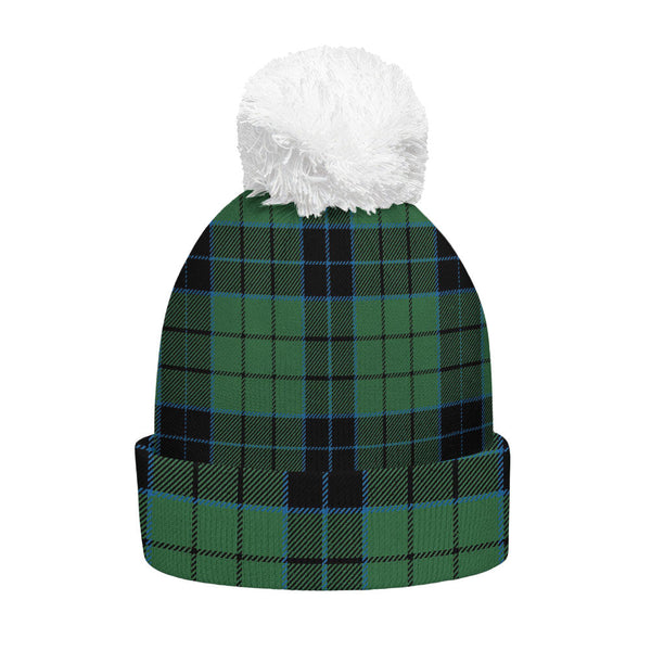Innes (Georgina) Clan Badge Tartan Bobble Beanie Hat