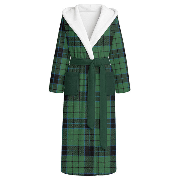 Innes (Georgina) Clan Badge Tartan Flannel Hooded Bathrobe