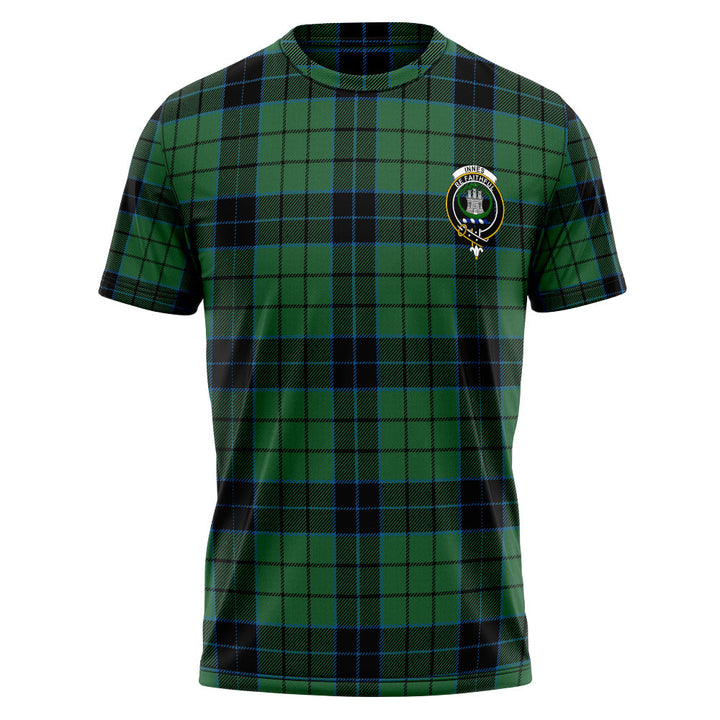 Innes (Georgina) Clan Badge Tartan T-Shirt