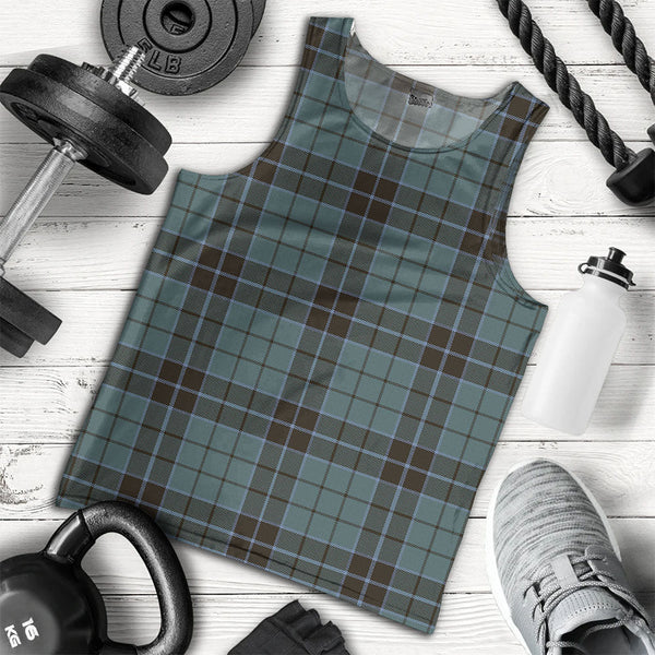 Innes (Georgina) Weathered Clan Badge Tartan Men Tank Top