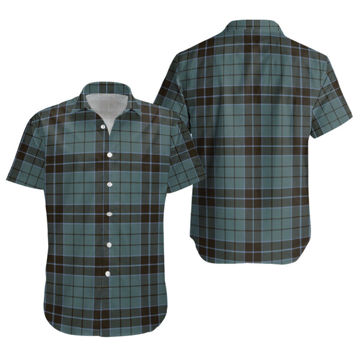Innes (Georgina) Weathered Clan Badge Tartan Short Sleeve Shirt