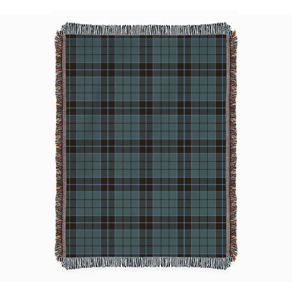 Innes (Georgina) Weathered Clan Badge Tartan Woven Blanket