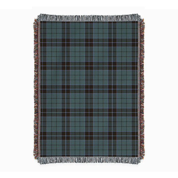 Innes (Georgina) Weathered Clan Badge Tartan Woven Blanket