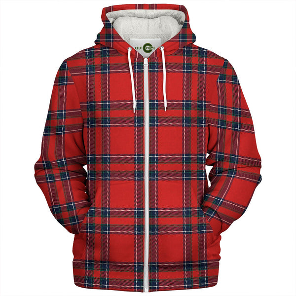 Inverness District (Inverness Earl of Inverness) Modern Tartan Sherpa Hoodie