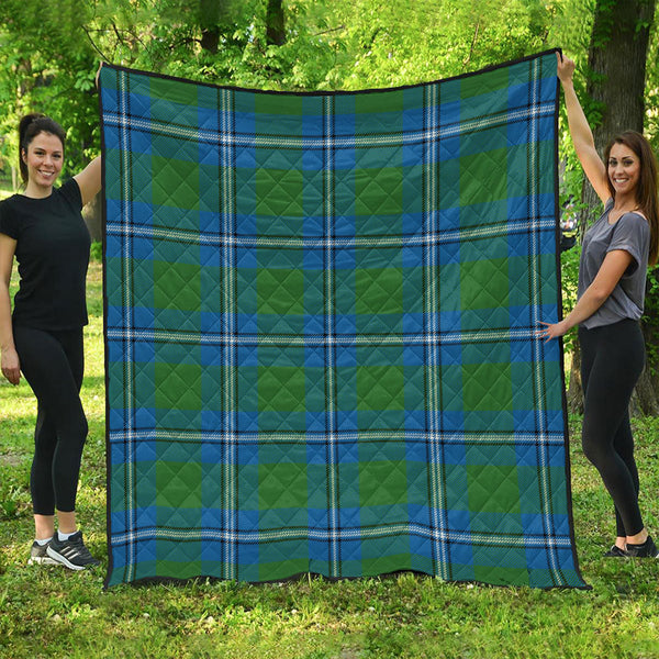 Irvine Ancient Clan Badge Tartan Premium Quilt