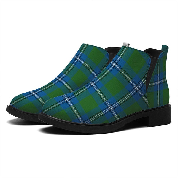 Irvine Ancient Tartan Flat Ankle Boots
