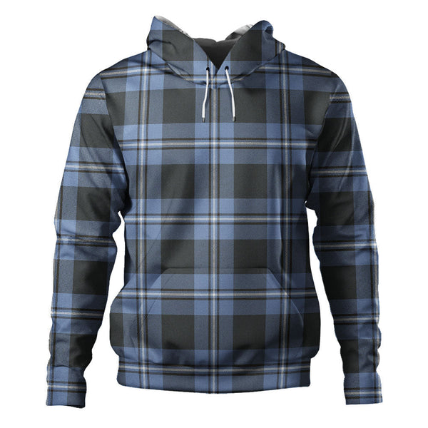 Irvine Weathered Clan Badge Tartan Hoodie