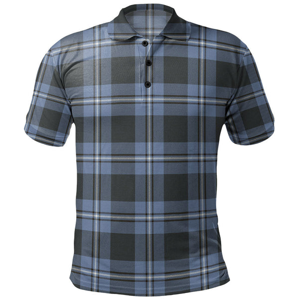 Irvine Weathered Clan Badge Tartan Polo Shirt