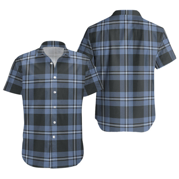 Irvine Weathered Clan Badge Tartan Short Sleeve Shirt