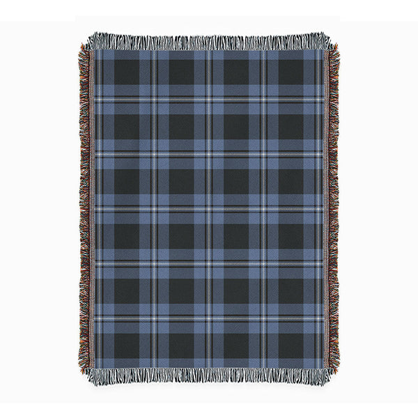 Irvine Weathered Clan Badge Tartan Woven Blanket