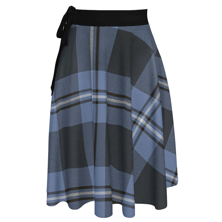 Irvine Weathered Tartan Wrap Skirt