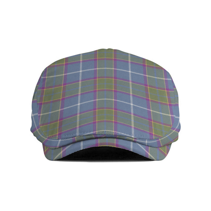 Isle of Man Manx Laxey Blue Weathered Tartan Jeff Cap
