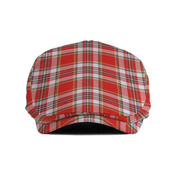 Isle of Man Manx Laxey Red Modern Tartan Jeff Cap