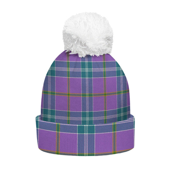 Jackson Ancient Clan Badge Tartan Bobble Beanie Hat