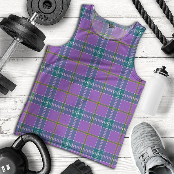 Jackson Ancient Clan Badge Tartan Men Tank Top