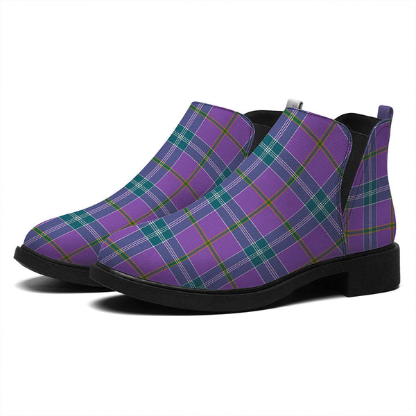 Jackson Ancient Tartan Flat Ankle Boots