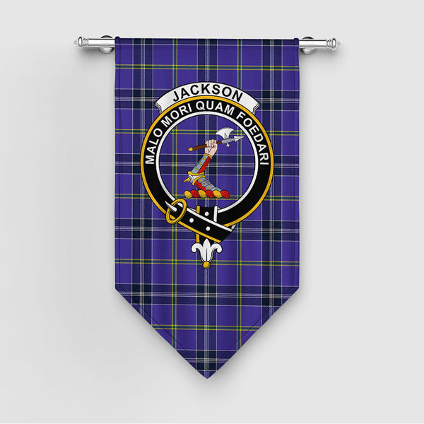 Jackson Modern Clan Badge Tartan Gonfalon