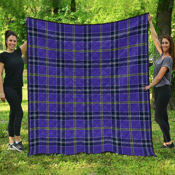 Jackson Modern Clan Badge Tartan Premium Quilt