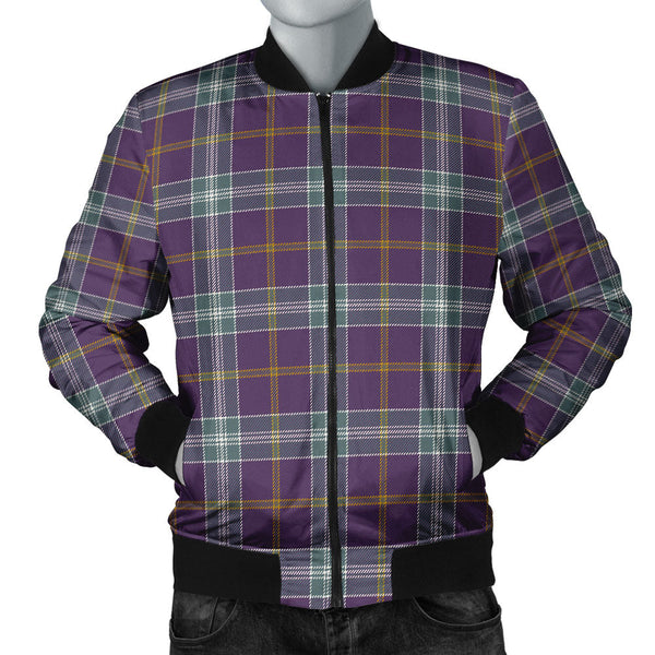 Jackson Weathered Clan Badge Tartan Bomber Jacket