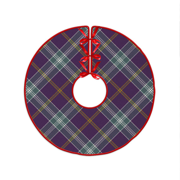 Jackson Weathered Clan Badge Tartan Christmas Tree Skirt