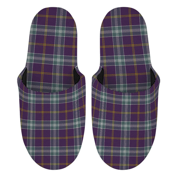 Jackson Weathered Clan Badge Tartan Mop Slippers