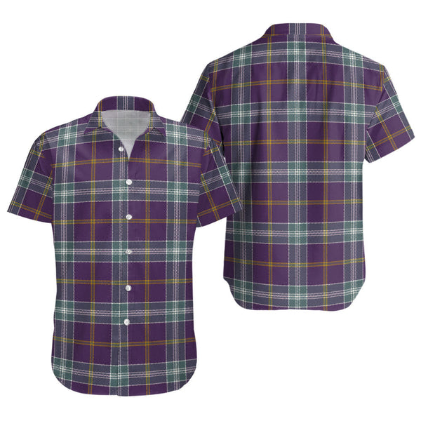 Jackson Weathered Clan Badge Tartan Short Sleeve Shirt