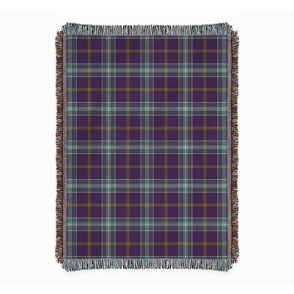 Jackson Weathered Clan Badge Tartan Woven Blanket