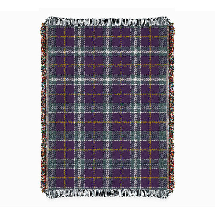 Jackson Weathered Clan Badge Tartan Woven Blanket