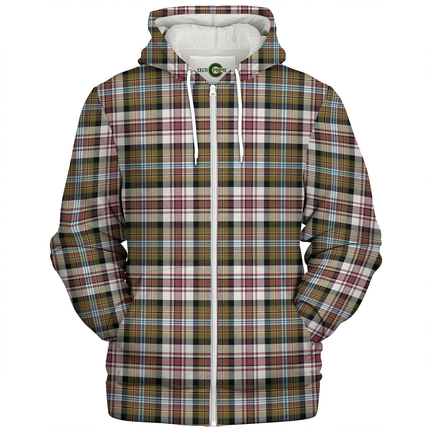 Hunter Ancient Tartan Crest Sherpa Hoodie main image 1