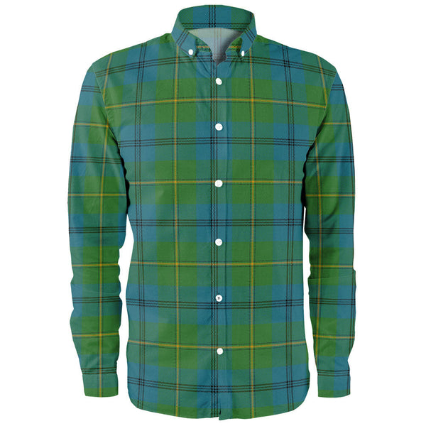 Johnstone (Johnson) Ancient Clan Badge Tartan Long Sleeve Shirt