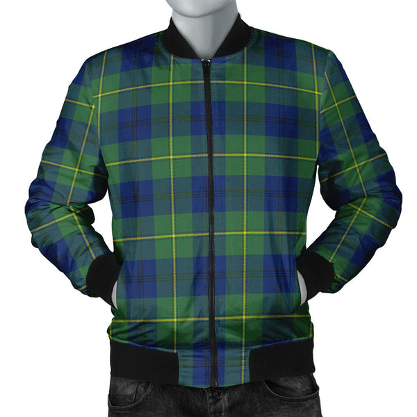 Johnstone (Johnson) Modern Clan Badge Tartan Bomber Jacket