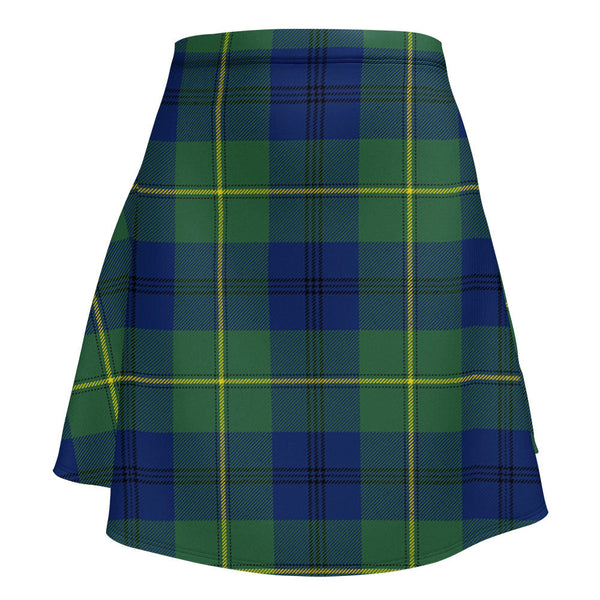 Johnstone (Johnson) Modern Clan Badge Tartan Flared Skirt