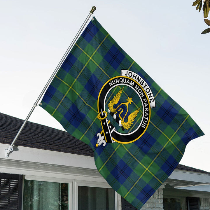 Johnstone (Johnson) Modern Clan Badge Tartan House Flag