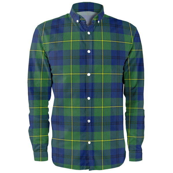 Johnstone (Johnson) Modern Clan Badge Tartan Long Sleeve Shirt