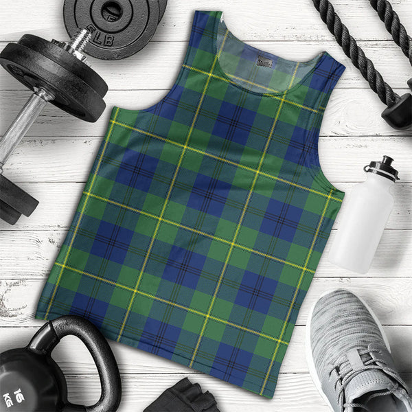 Johnstone (Johnson) Modern Clan Badge Tartan Men Tank Top