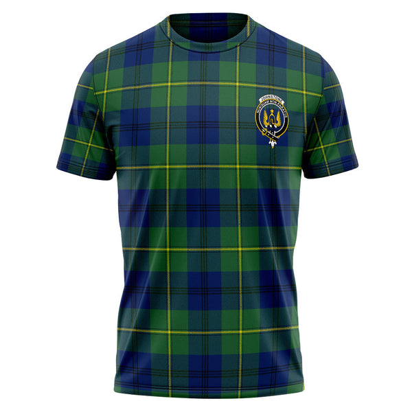 Johnstone (Johnson) Modern Clan Badge Tartan T-Shirt