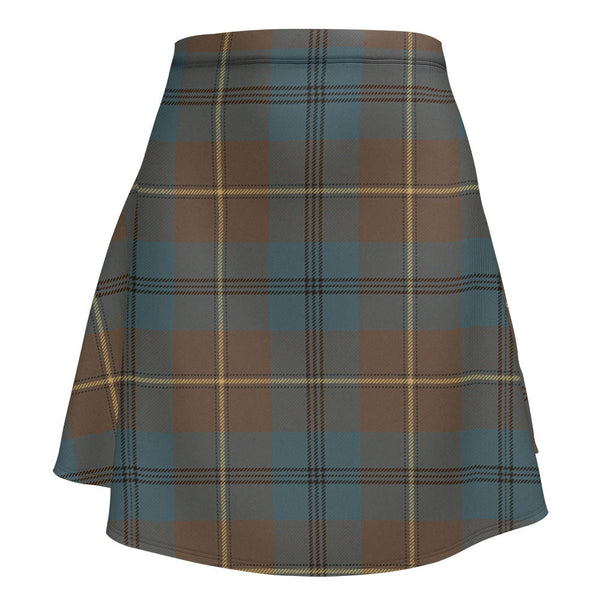 Johnstone (Johnson) Weathered Clan Badge Tartan Flared Skirt