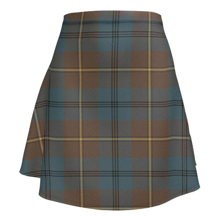 Johnstone (Johnson) Weathered Clan Badge Tartan Flared Skirt