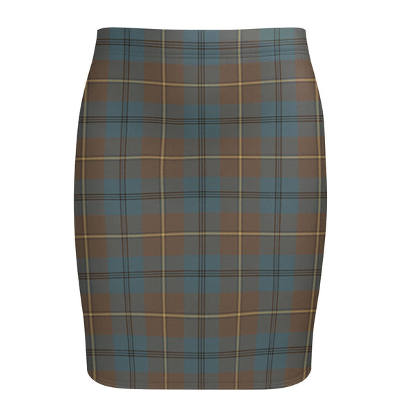 Johnstone (Johnson) Weathered Tartan Fitted Skirt