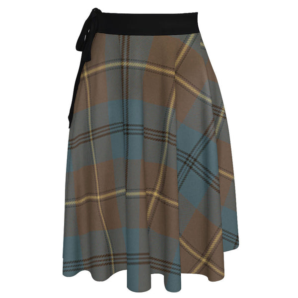 Johnstone (Johnson) Weathered Tartan Wrap Skirt