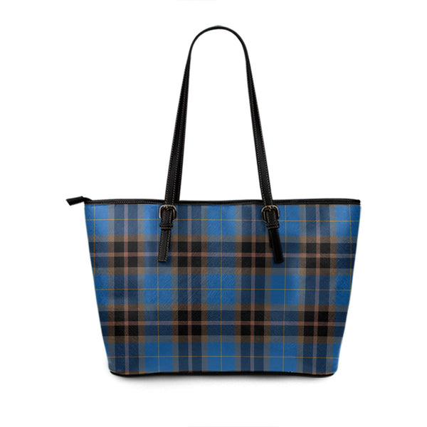Jones Bobby Ancient Tartan Leather Tote Bag