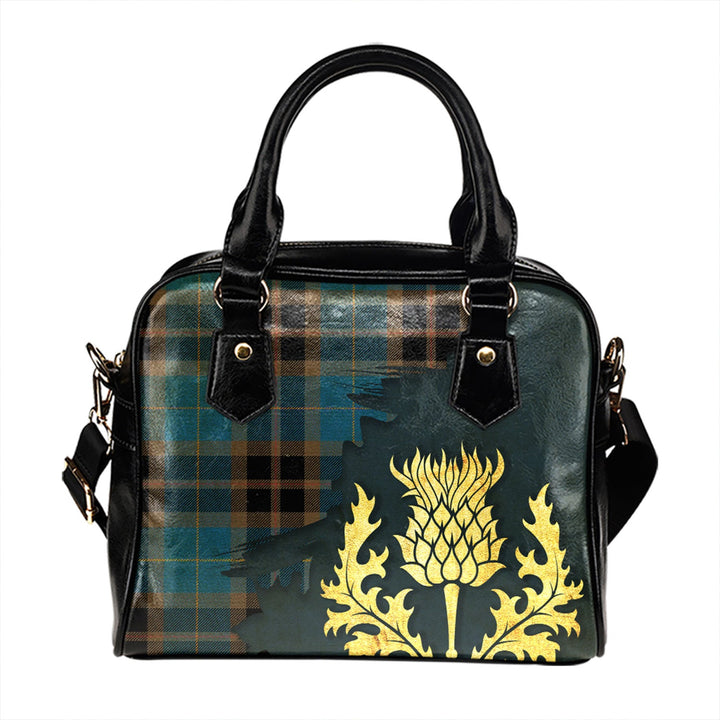 Jones Bobby Ancient Tartan Shoulder Handbag Thistle Oldest Style