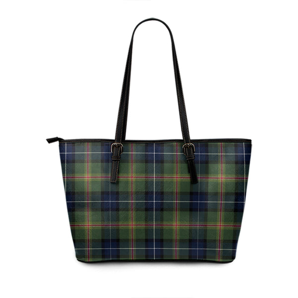 Jones 2 Modern Tartan Leather Tote Bag