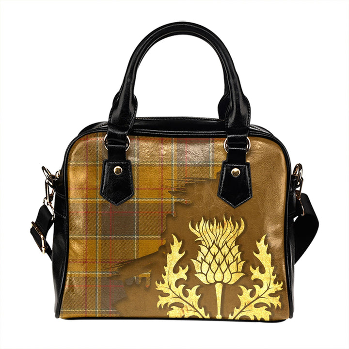 Keilar Weathered Tartan Shoulder Handbag Thistle Oldest Style