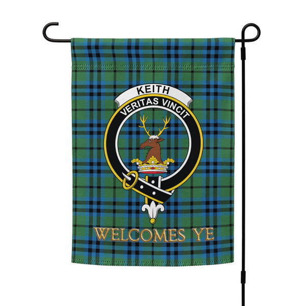Keith (Austin) Ancient Clan Badge Tartan Garden Flag