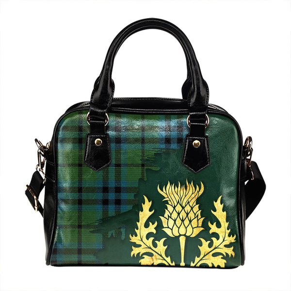 Keith (Austin) Ancient Tartan Shoulder Handbag Thistle Oldest Style