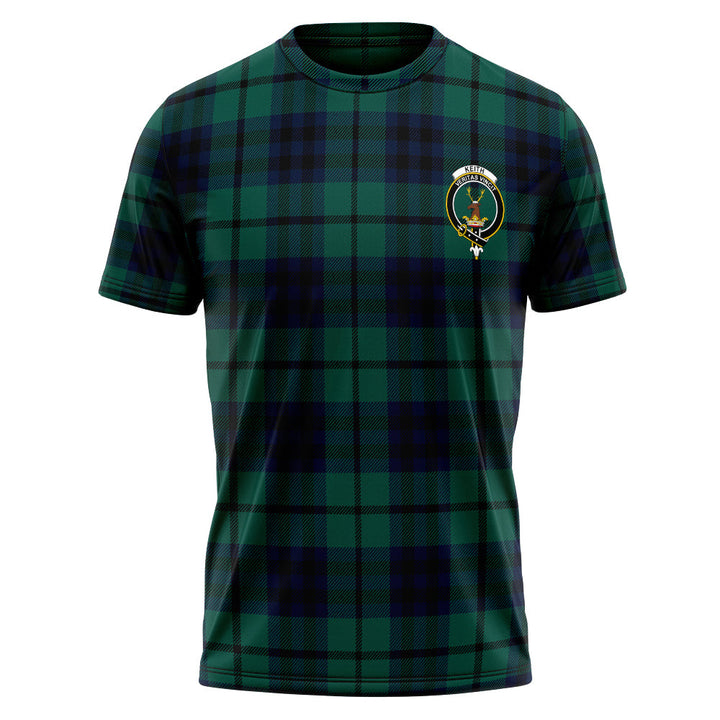 Keith (Austin) Modern Clan Badge Tartan T-Shirt