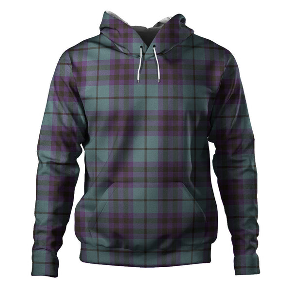 Keith (Austin) Weathered Clan Badge Tartan Hoodie