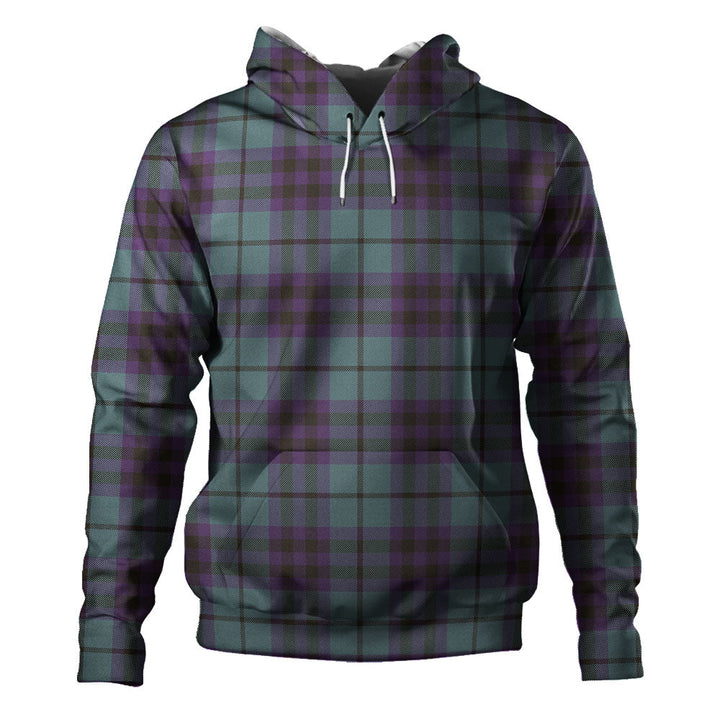Keith (Austin) Weathered Clan Badge Tartan Hoodie