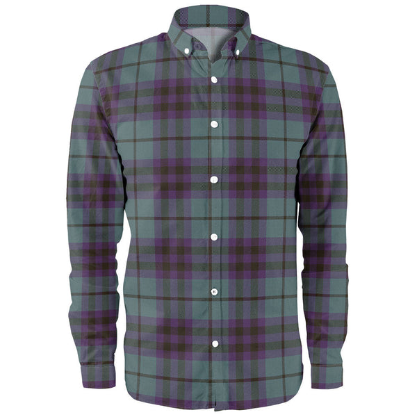Keith (Austin) Weathered Clan Badge Tartan Long Sleeve Shirt